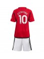 Manchester United Marcus Rashford #10 Domácí dres pro děti 2023-24 Krátký Rukáv (+ trenýrky)
